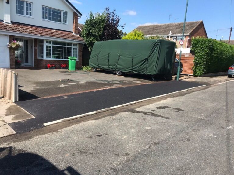 full width dropped kerb