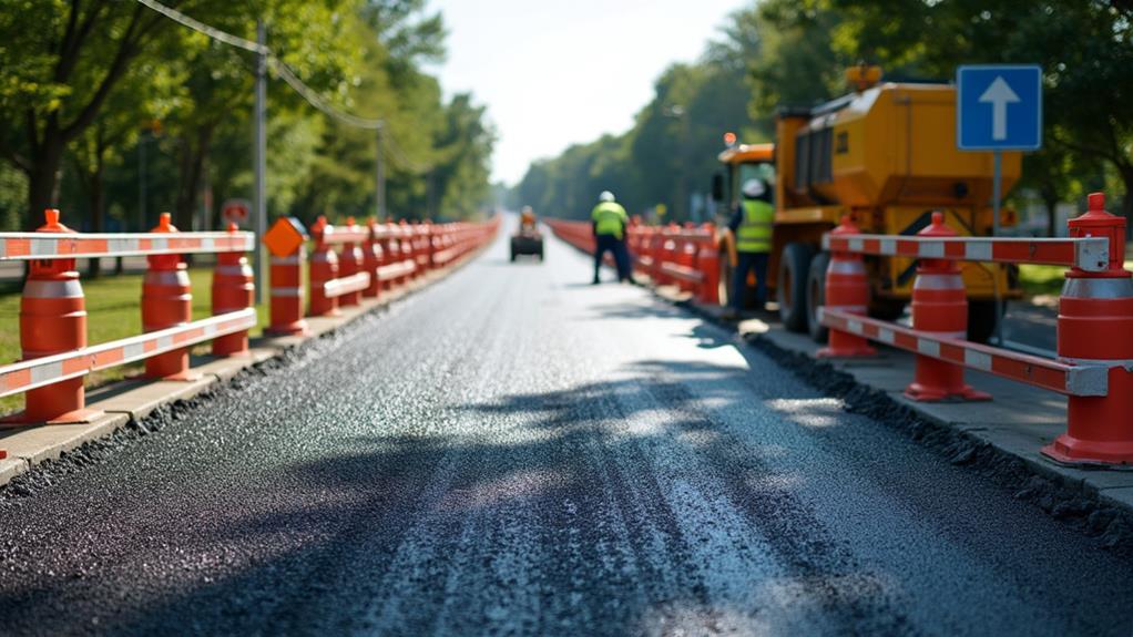 asphalt curing process duration